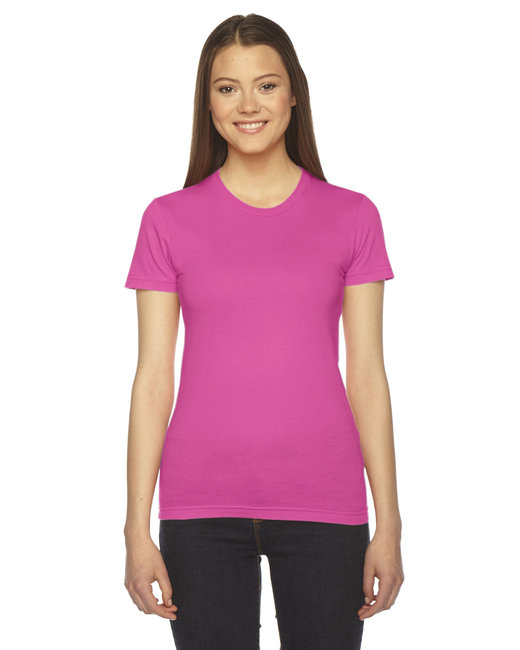 2102W - American Apparel Ladies' Fine Jersey Short-Sleeve T-Shirt