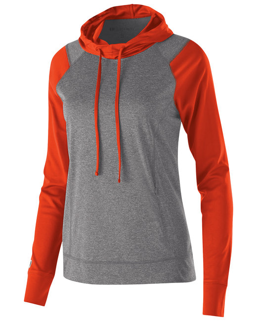 222739 - Holloway Ladies' Dry-Excel™ Echo Performance Polyester Knit Training Hoodie