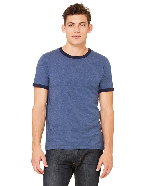 3055C - Bella + Canvas Men's Jersey Short-Sleeve Ringer T-Shirt