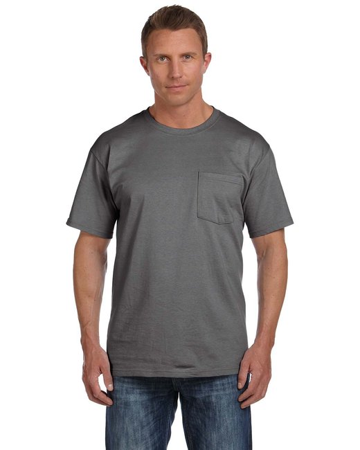 3931P - Fruit of the Loom Adult 5 oz. HD Cotton™ Pocket T-Shirt