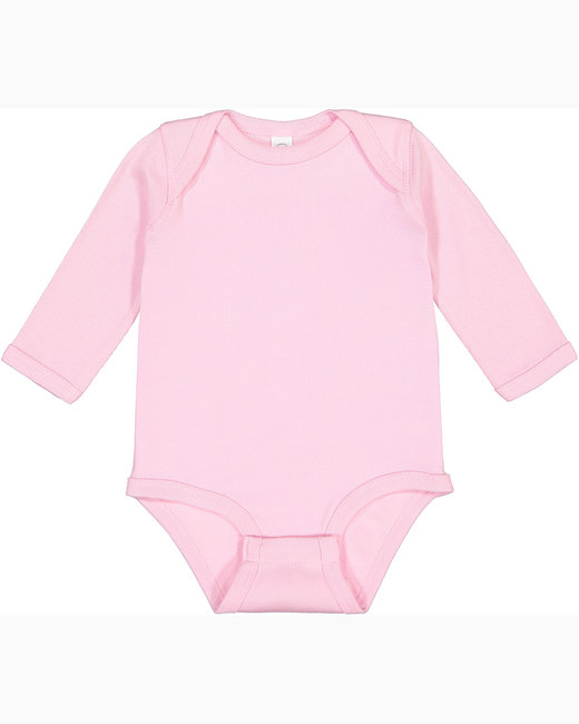 4411 - Rabbit Skins Infant Long-Sleeve Baby Rib Bodysuit