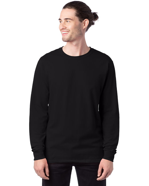 5286 - Hanes Men's 5.2 oz. ComfortSoft® Cotton Long-Sleeve T-Shirt