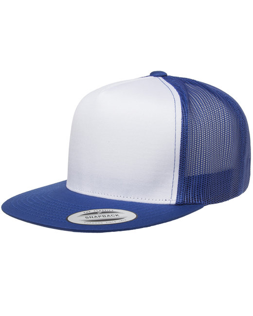 6006W - Yupoong Adult Classic Trucker with White Front Panel Cap