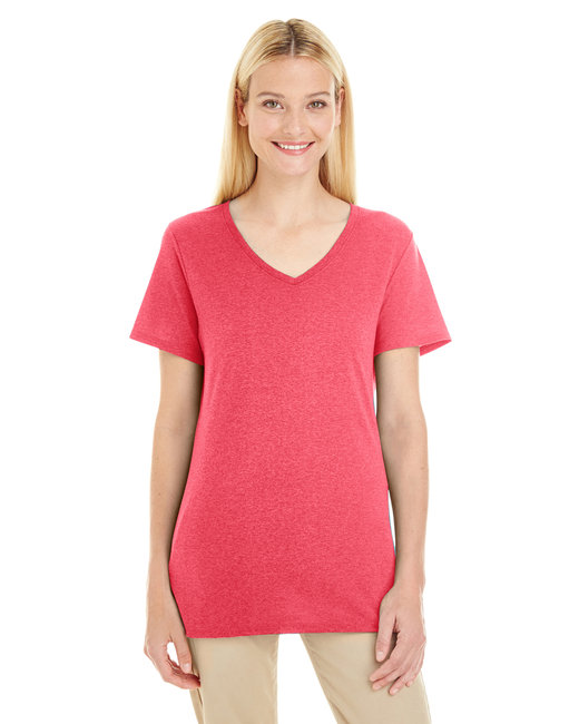 601WVR - Jerzees Ladies' 4.5 oz. TRI-BLEND V-Neck T-Shirt