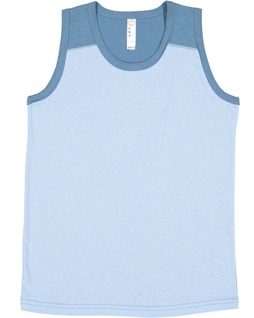6119 - LAT Youth Contrast Back Tank