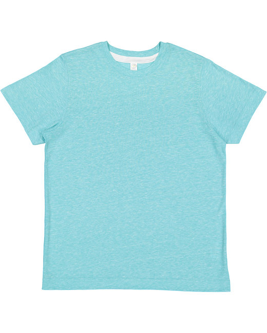 6191 - LAT Youth Harborside Melange Jersey T-Shirt