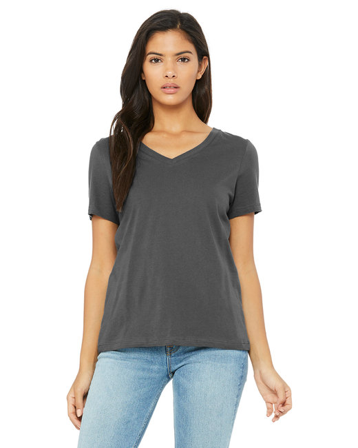 6405 - Bella + Canvas Ladies' Relaxed Jersey V-Neck T-Shirt