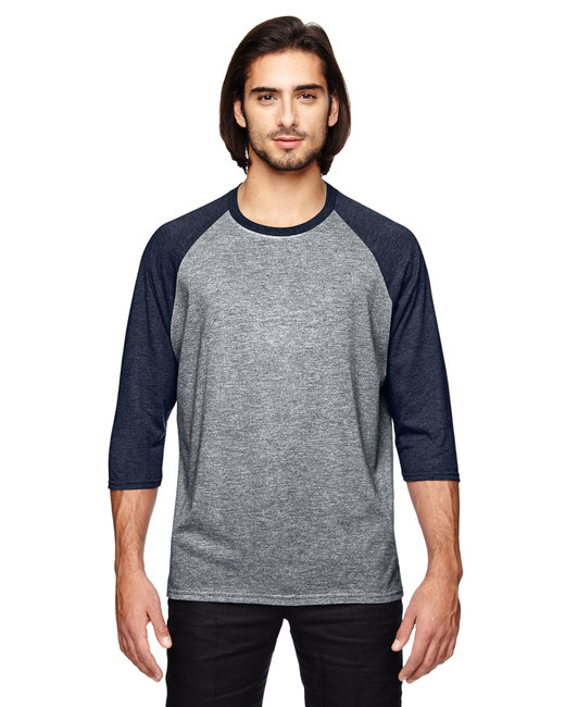 6755 - Anvil Adult Triblend 3/4-Sleeve Raglan T-Shirt