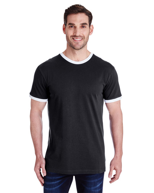 6932 - LAT Men's Retro Ringer T-Shirt