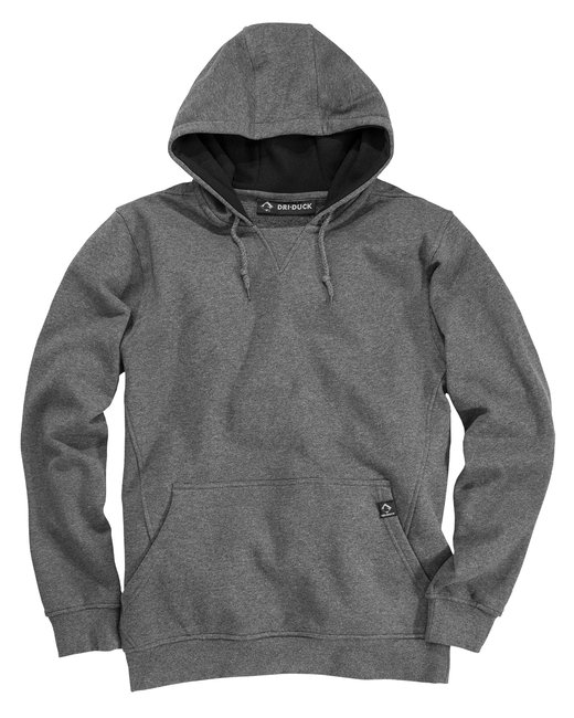 7035 - Dri Duck Cotton Blend Pullover Hooded Sweatshirt