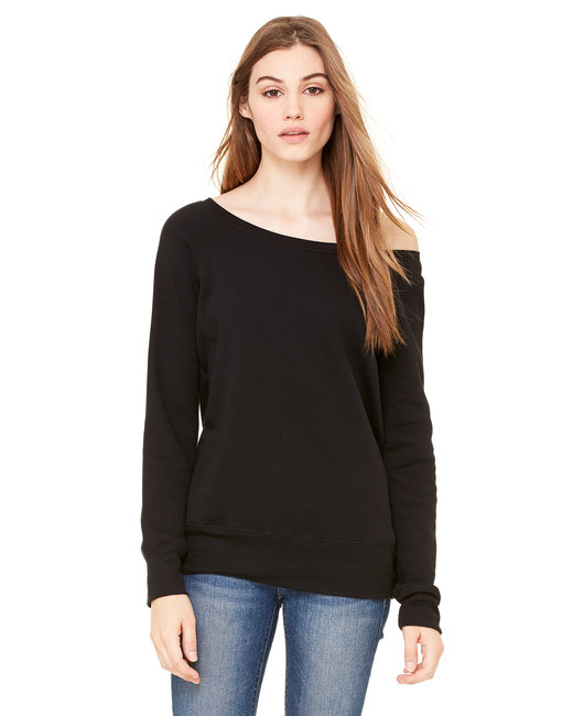 7501 - Bella + Canvas Ladies' Sponge Fleece Wide Neck Sweatshirt