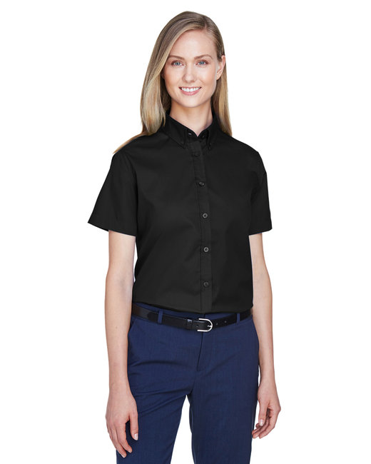 78194 - Core 365 Ladies' Optimum Short-Sleeve Twill Shirt