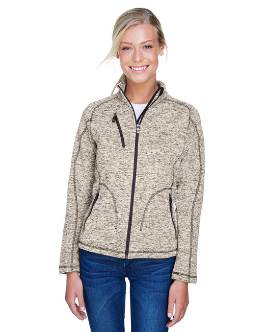 78669 - North End Ladies' Peak Sweater Fleece Jacket