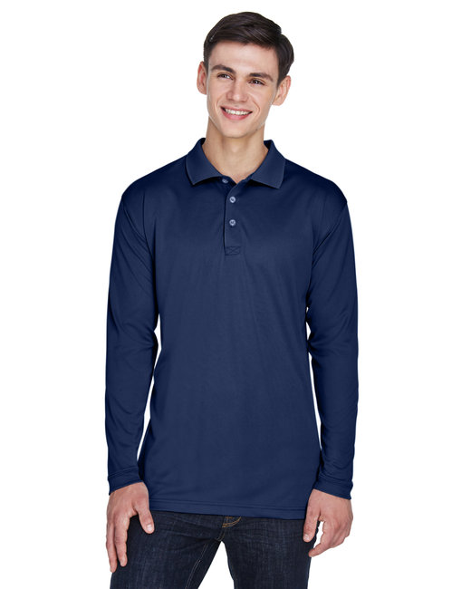 8405LS - UltraClub Adult Cool & Dry Sport Long-Sleeve Polo
