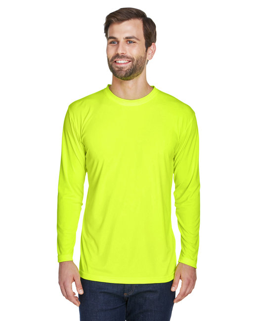 8422 - UltraClub Adult Cool & Dry Sport Long-Sleeve Performance Interlock T-Shirt
