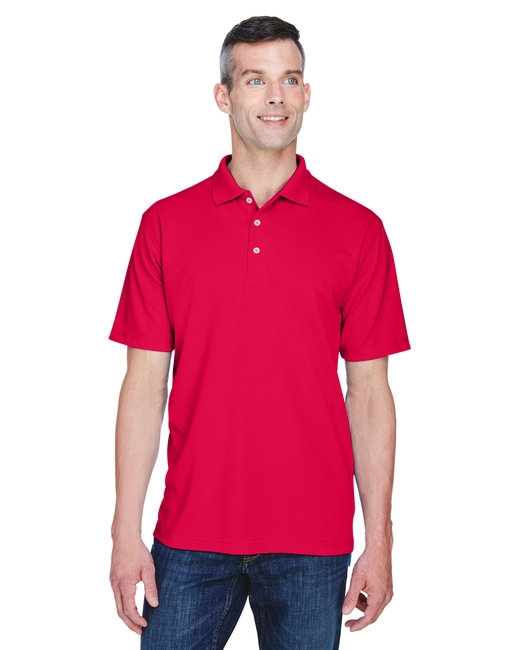 8445 - UltraClub Men's Cool & Dry Stain-Release Performance Polo