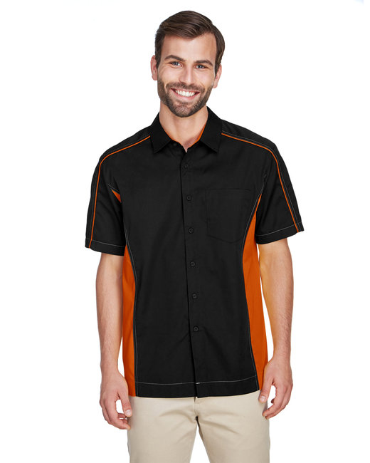 87042 - North End Men's Fuse Colorblock Twill Shirt