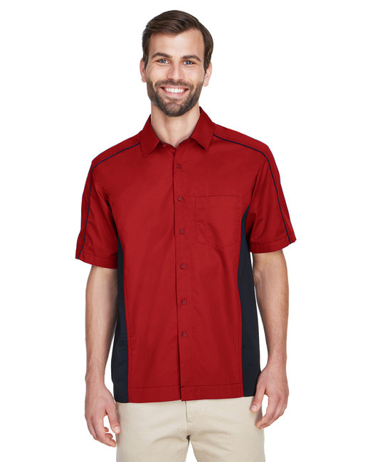 87042T - North End Men's Tall Fuse Colorblock Twill Shirt