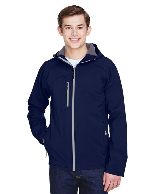 88166 - North End Men's Prospect Two-Layer Fleece Bonded Soft Shell Hooded Jacket
