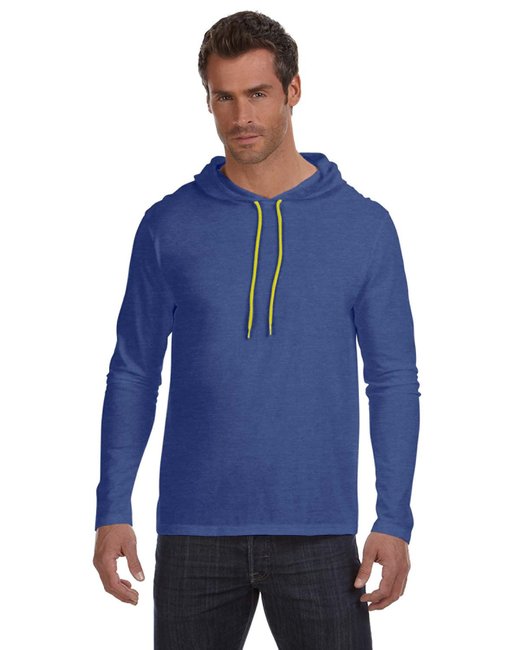987AN - Anvil Adult Lightweight Long-Sleeve Hooded T-Shirt