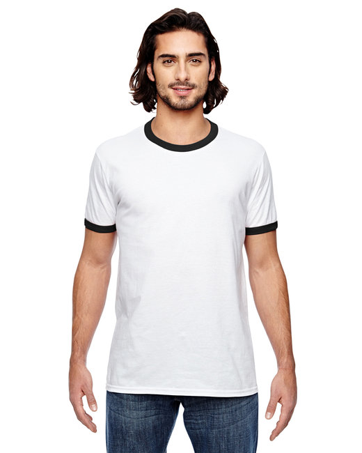 988AN - Anvil Adult Lightweight Ringer T-Shirt