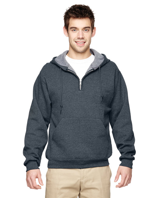 994MR - Jerzees Adult 8 oz. NuBlend® Fleece Quarter-Zip Pullover Hood