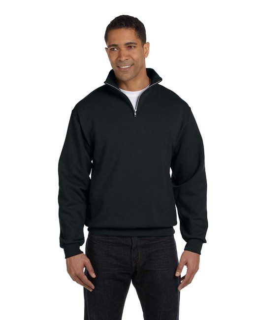 995M - Jerzees Adult 8 oz. NuBlend® Quarter-Zip Cadet Collar Sweatshirt