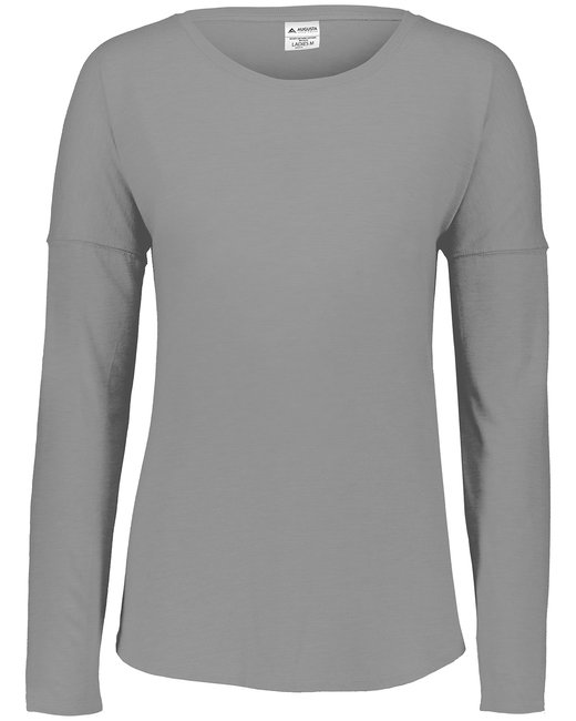 AG3077 - Augusta Sportswear Ladies' Tri-Blend Long Slevee T-Shirt