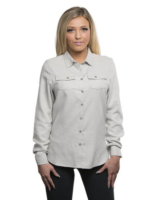 B5200 - Burnside Ladies' Solid Flannel Shirt