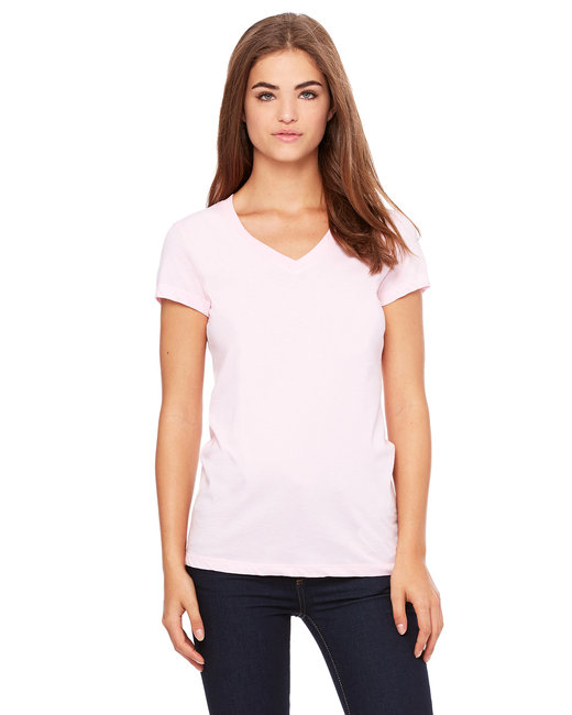 B6005 - Bella + Canvas Ladies' Jersey Short-Sleeve V-Neck T-Shirt