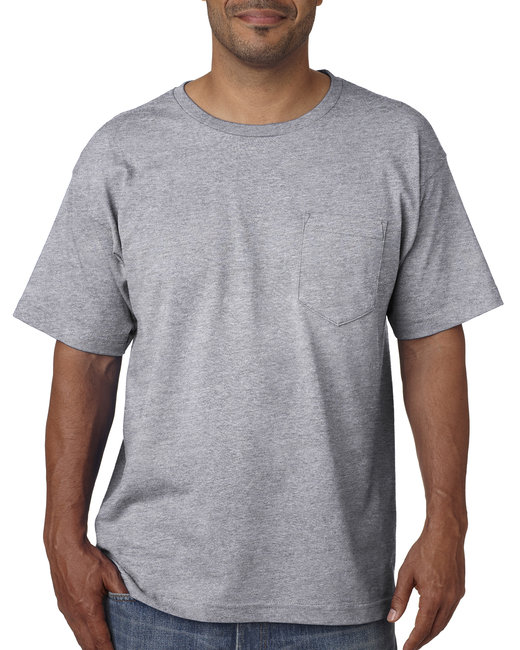 BA5070 - Bayside Adult Short-Sleeve T-Shirt with Pocket