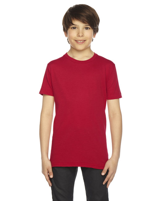 BB201W - American Apparel Youth Poly-Cotton Short-Sleeve Crewneck