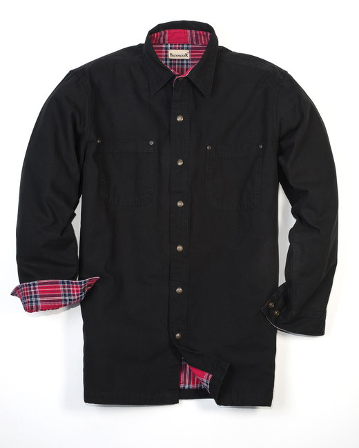 BP7006 - Backpacker Men's Canvas Shirt Jacket with Flannel Lining