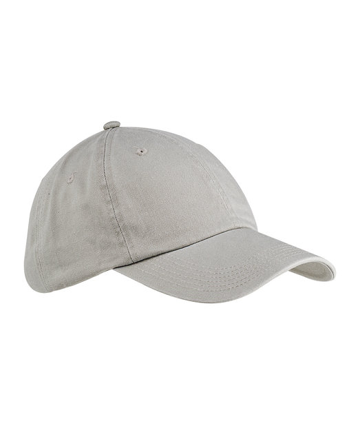 BX005 - Big Accessories 6-Panel Washed Twill Low-Profile Cap