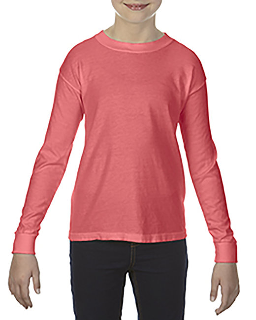 C3483 - Comfort Colors Youth 5.4 oz. Garment-Dyed Long-Sleeve T-Shirt