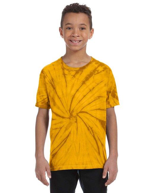 CD101Y - Tie-Dye Youth 5.4 oz. 100% Cotton Spider T-Shirt