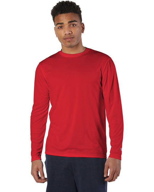 CW26 - Champion Adult 4.1 oz. Double Dry® Long-Sleeve Interlock T-Shirt