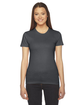 2102 - American Apparel Ladies' Fine Jersey USA Made Short-Sleeve T-Shirt