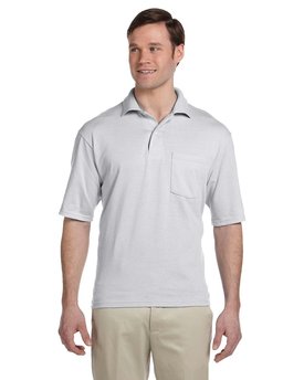 436P - Jerzees Adult 5.6 oz. SpotShield™ Pocket Jersey Polo