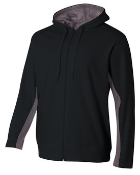 N4251 - A4 Adult Tech Fleece Full Zip Hooded Sweatshirt