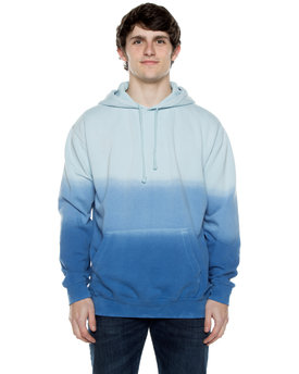 PD102RD - Beimar Unisex 8.25 oz. 80/20 Cotton/Poly Triple Dipped Pigment-Dyed Hooded Sweatshirt