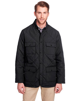 UC708 - UltraClub Men's Dawson Quilted Hacking Jacket