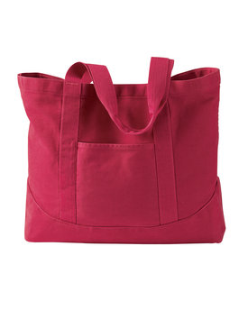 Authentic Pigment Pigment-Dyed Large Canvas Tote