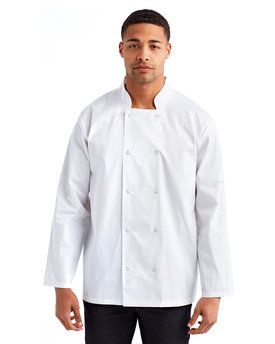 Artisan Collection by Reprime Unisex Studded Front Long-Sleeve Chef