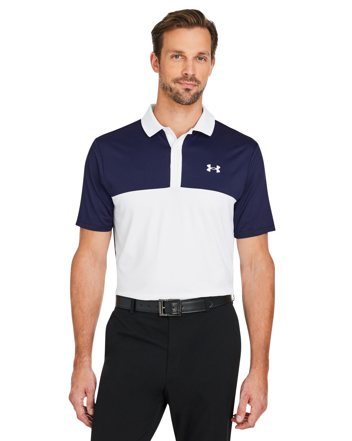 Mens Performance 3.0 Colorblock Polo-Under Armour