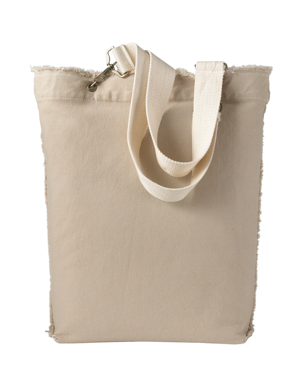 Direct&#45;Dyed Raw&#45;Edge Tote-Authentic Pigment