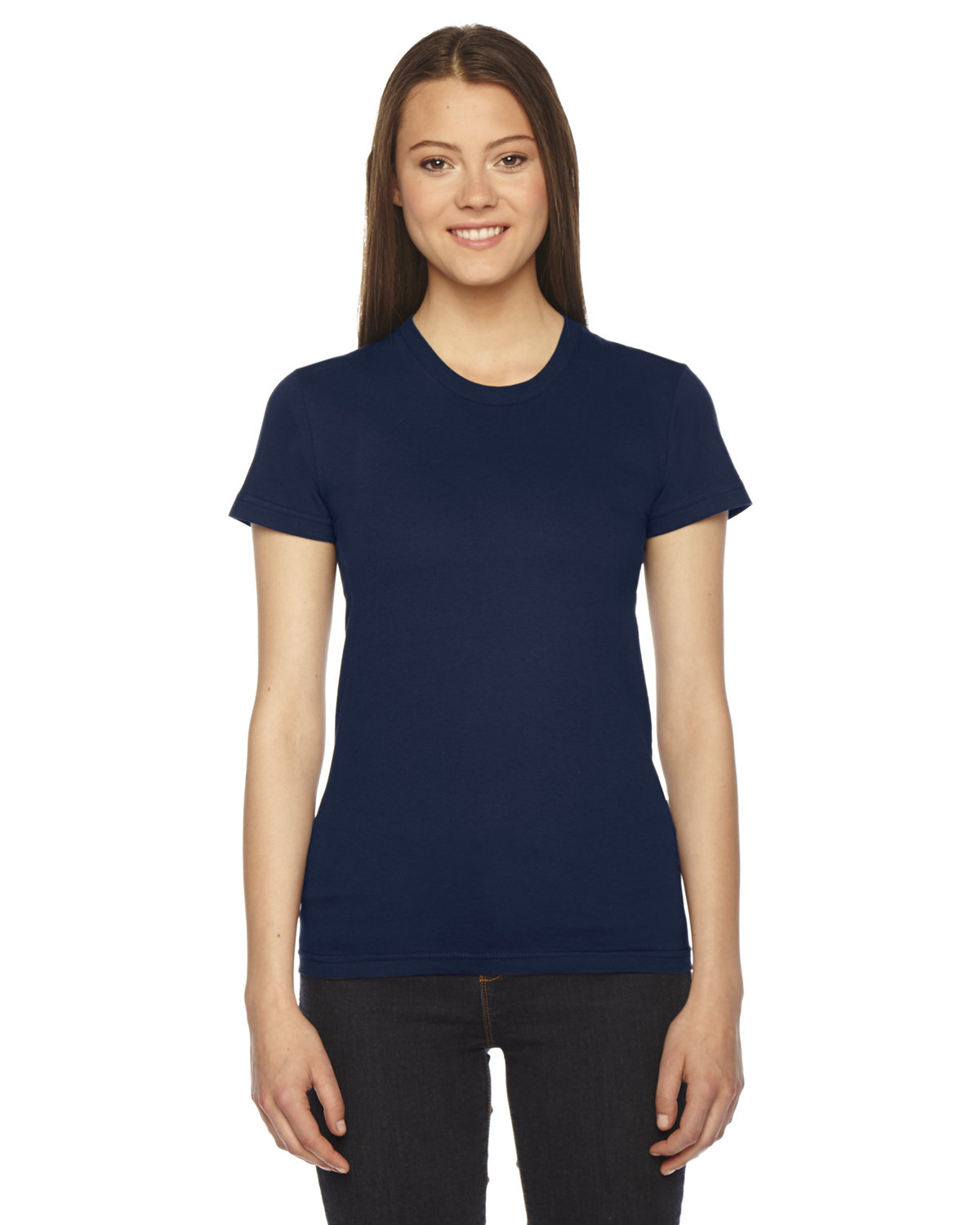 Buy Ladies Fine Jersey Made Short-Sleeve T-Shirt - Apparel Online at Best price - UT
