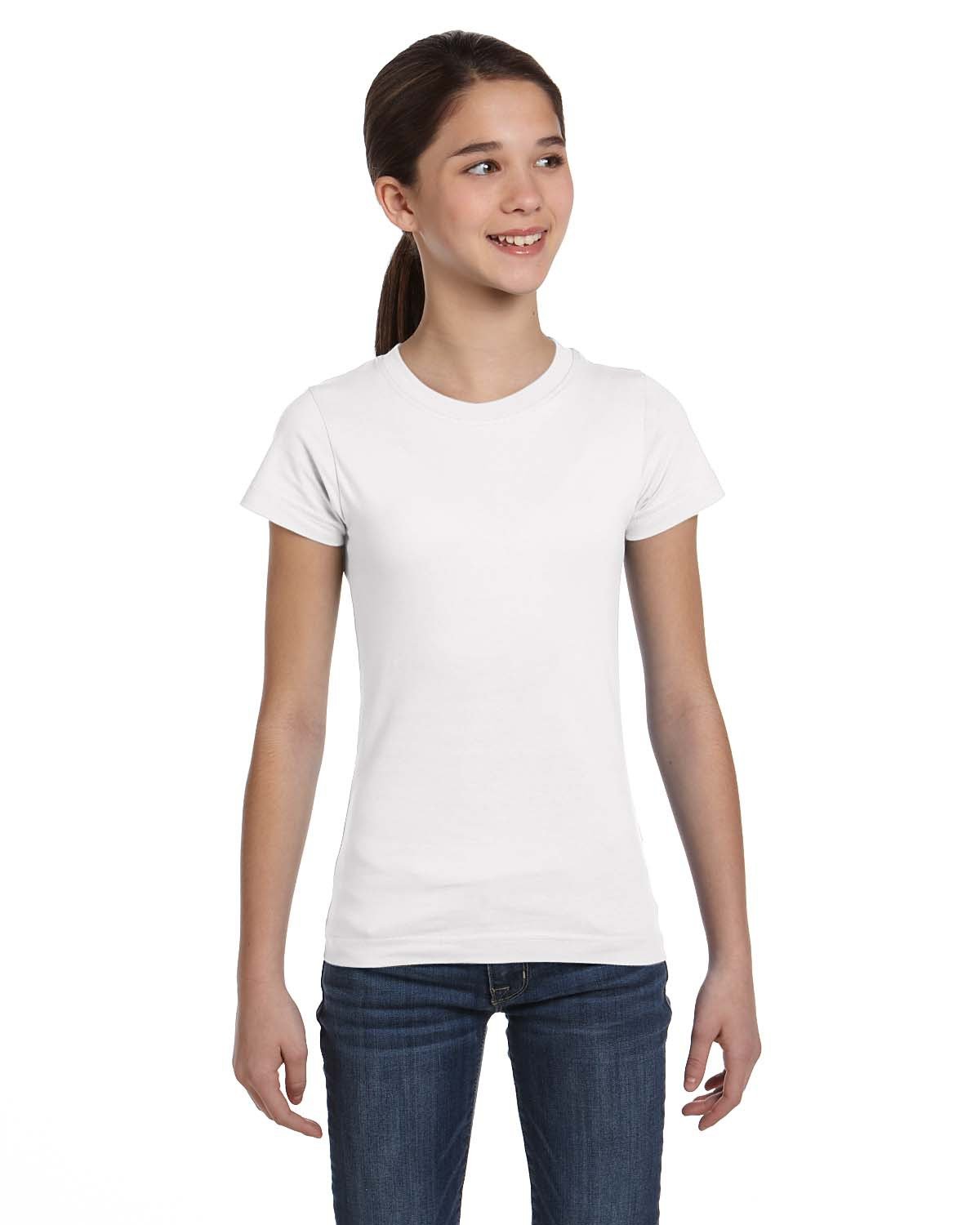 Girls Fine Jersey T&#45;Shirt-LAT