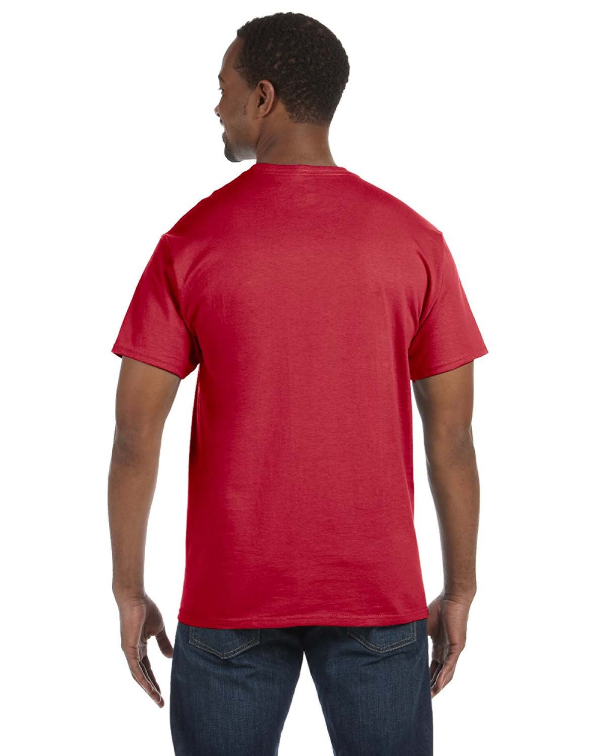 Jerzee Mens TALL T-Shirt 50/50 DriPower Tee XLT 2XLT 3XLT Plain Solid ...