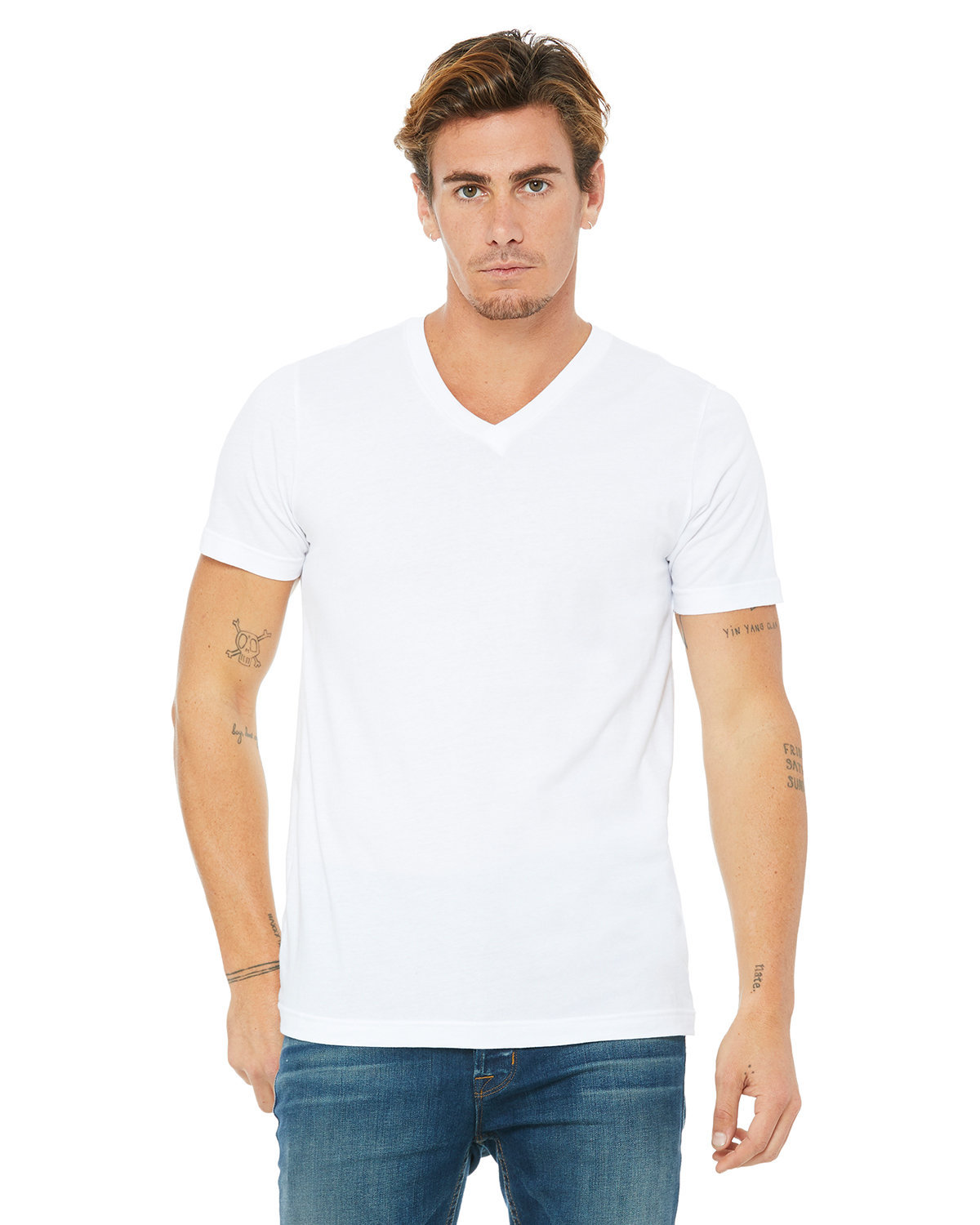 Unisex Jersey Short-Sleeve V-Neck T-Shirt-